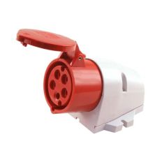 CEE WCD OPBOUW 32A 5-POLIG BUS ROOD