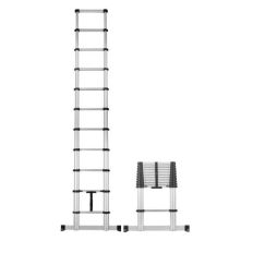 TELESCPOISCHE LADDER CAS SOFT CLOSE, SMART SAFE PRO, 11 TREDEN, WERKHOOGTE 4,05M, INCLUSIEF STABILISATIEBALK