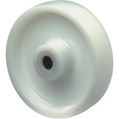 LOS PVC WIEL WIT GELAGERD 80MM