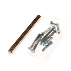 BEVESTIGINGSET ROZETTEN ASL T.B.V. DEURDIKTE 39-58MM VOOR DRAAIGARNITUREN