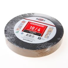 AFDICHTINGSBAND ZWART OP ROL VAN 3 X 8 METER, AFMETING 10MM, VOOR VOEGBREEDTE 4MM
