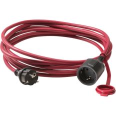 VERLENGSNOER 3 X 1.5 NEOPREEN ROOD 5 METER
