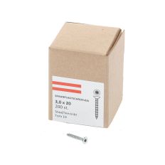 SPAANPLAATSCHROEF VZ PK TX-10 3.0X20 (200)