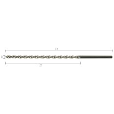 HSS SPIRAALBOOR 6X140/205MM 1869N