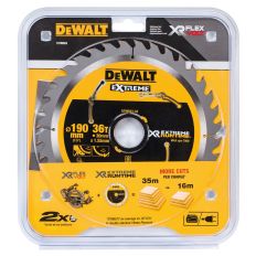 DEWALT FLEXVOLT EXTREME RUNTIME CIRKELZAAGBLAD 190X30MM 36 TND DT99563