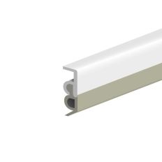 TOCHTPROFIEL ALU.OPBOUW ELRO-XL WIT 230CM
