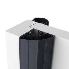 VINGERBESCHERMINGSPROFIEL 50-90 ZWART 250