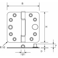 H165C89895125 / SCH.NGLAG SKG***® 3MM, 89X89 VERZ. RC LOS
