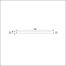DUBBELE QUICKSTIFT 8X165 MM DEURDIKTE BEREIK 76 T/M 104 MM
