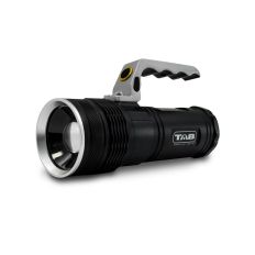 TAB2181 SPOTLIGHT/HANDLAMP 10WATT POWER-LED 1000LM 100%-20%-SOS OPLAADBAAR 12-24/230V 172MM