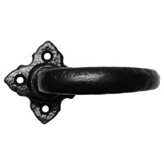 TH6247160050 SMEEDIJZER ZWART, DEURKRUK OP ROZET 50X50MM
