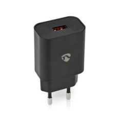 OPLADER | 18 W | SNELLAAD FUNCTIE | 1.5 / 2.0 / 3.0 A | OUTPUTS: 1 | USB-A | GEEN KABEL INBEGREPEN | AUTOMATISCHE VOLTAGE SELECTIE | ZWART OPLADER | 18 W | SNELLAAD FUNCTIE | 1.5 / 2.0 / 3.0 A | OUTPUTS: 1 | USB-A | GEEN KABEL INBEGREPEN | AUTOMATISCHE VOLTAGE SELECTIE | ZWART