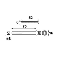 AXA STIFTSET +3 BOUTEN GR-KR 35-43MM