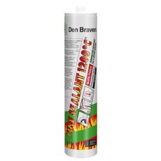 ZWALUW FIRE SEALANT 1200°C 310ML ZWART