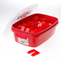 UITVULPLAATJES ROOD 5MM ZAK VAN 138 PLAATJES