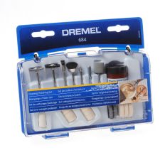DREMEL SLIJP/POLLIJSTSET 684 BLISTER VAN 20 DELEN