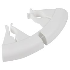 KWASTENCLIP KUNSTSTOF WIT