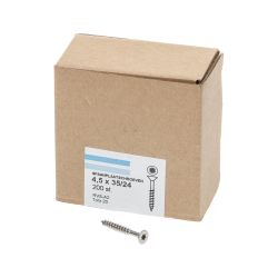SPAANPLAATSCHROEF RVS-A2 PK TX-20 4.5X35/24 (200)