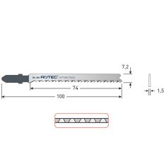 DECOUPEERZAAGBLAD DC200 / T101B