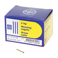 DRAADNAGEL MESSING BOMBEKOP 1.8X30 (1KG)