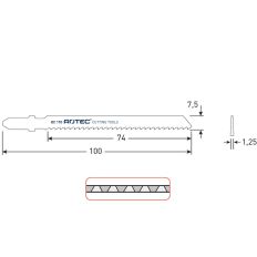 DECOUPEERZAAGBLAD DC170 / T101BF