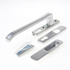 MACO HEFSCHUIFDEURGREEP MET PC ROZET F1 10549 KRUKSTIFT 42MM