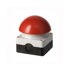 PADDENSTOELDRUKKNOP MET ROOD KNOP
