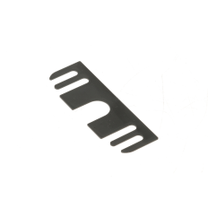 D4E 172 SERIE SCHARNIER VULPLAATJE 101X30X1 MM RADIUS 10MM