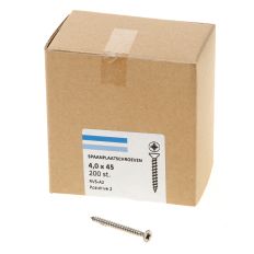 SPAANPLAATSCHROEF RVS-A2 PK PZ-2 4.0X45 (200)