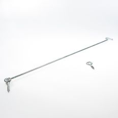 WINDHAAK MET SCHROEFOGEN VERZINKT HD 60 GRAM 8 X 600MM