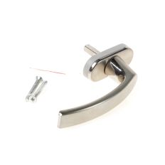 DRAAIVALKRUK RAAMKRUK NIET AFSLUITBAAR STIFT 32MM RVS LOOK