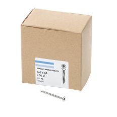 SPAANPLAATSCHROEF RVS-A2 PK TX-20 4.0X45 (200)