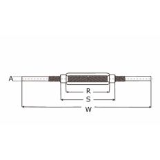 SPANSCHR. AANLAS.M12 BLANK 1480-12E
