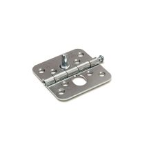 DX VH ONGELAGERD SCHARNIER 76X76 MM VERZINKT RONDE HOEKEN