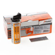 PASLODE AFWERKNAGEL VERZINKT F18 X 25MM INCLUSIEF GAS IM50 DOOS MET 2000 NAGELS