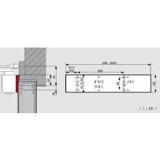 DORMA MONTAGEPLAAT TBV TS83 EN3-6