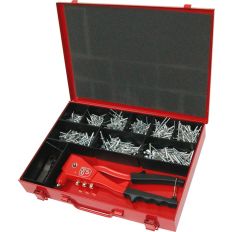 ASSORTIMENSTKIST BLINDKLINK/POPNAGELSNAGELS + TANG