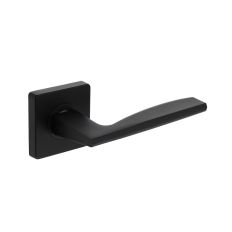 INTERSTEEL DEURKRUK APOLLO OP VIERKANT ROZET MAT ZWART INTERSTEEL DEURKRUK APOLLO OP VIERKANT ROZET MAT ZWART
