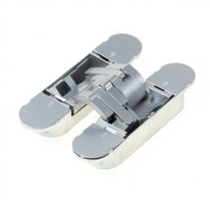 ONZICHTBAAR SCHARNIER, 3D, TYPE HIDE 130-70, AFMETING 130X30MM, KLEUR F1, BRANDWEREND 30 MINUTEN
