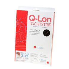 Q-LON KADER 3121 ZWART ZELFKLEVEND 7 METER