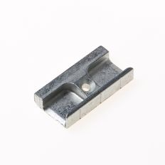 SLUITPLAAT 25MM SPONNING ZILV.