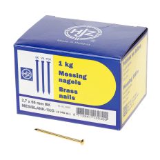 DRAADNAGEL MESSING BOMBEKOP 2.7X55 (1KG)