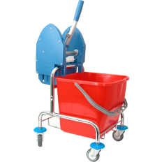 BETRA MOPWAGEN + WRINGER CHROOM 25 LITER