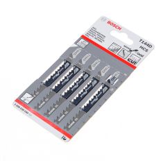 DECOUPEERZAAGBLAD HARDHOUT T 144 D BLISTER VAN 5 ZAAGJES