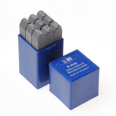 SLAGCIJFERSET 0-9 / 9-DELIG / 8MM
