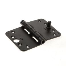 AXA SMART EASYFIX SCHARNIER RONDE HOEK SKG*** ZWART 89X125X3MM