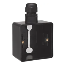 HYDRO OPBOUWDOOS 1V + M20 INGANG+WARTEL ZWART