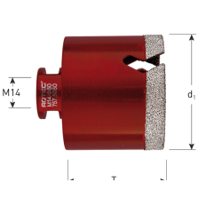 GRANIET DIAMANTBOORKROON Ø6 X M14 PREMIUM