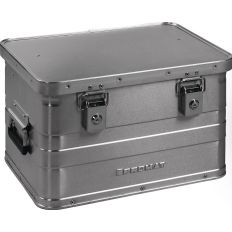 ALUMINIUM BOX L430XB330XH275MM 29 L MET KLAPDEKSEL EN CILINDERSLOT(NL+BE)