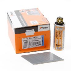 PASLODE AFWERKNAGEL VERZINKT SCHUIN AF16 X 63MM INCLUSIEF GAS IM65 DOOS MET 2000 NAGELS